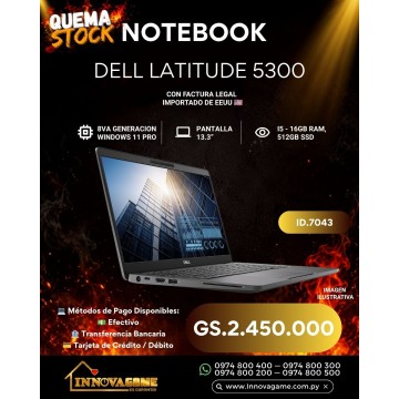 NOTEBOOK DELL LATITUDE 5300