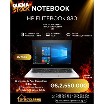 NOTEBOOK HP ELITEBOOK 830