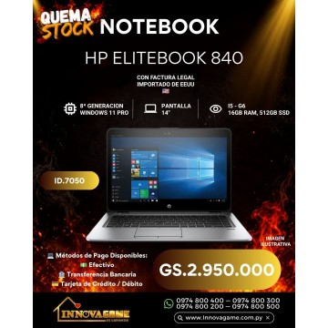 NOTEBOOK HP ELITEBOOK 840 G6