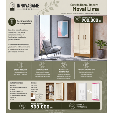 ROPERO MOVAL LIMA