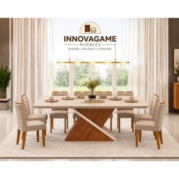 JUEGO DE COMEDOR ZAFIRA FREIJO