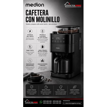 CAFETERA MEDION CON MOLINILLO